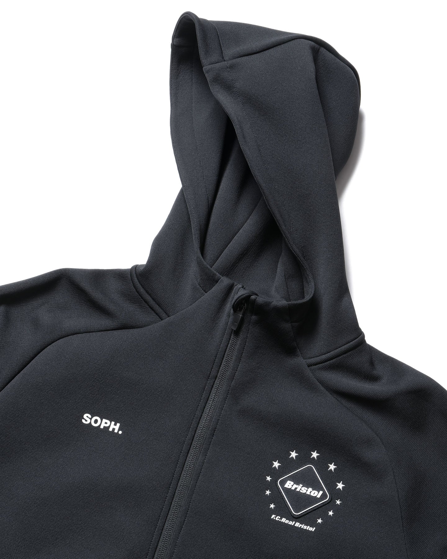 QUARTER KNIT ESSENTIAL ZIP-UP HOODIE