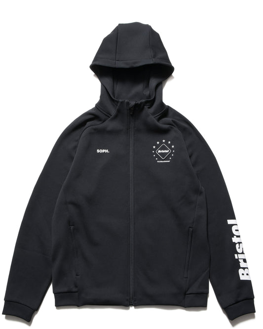 QUARTER KNIT ESSENTIAL ZIP-UP HOODIE