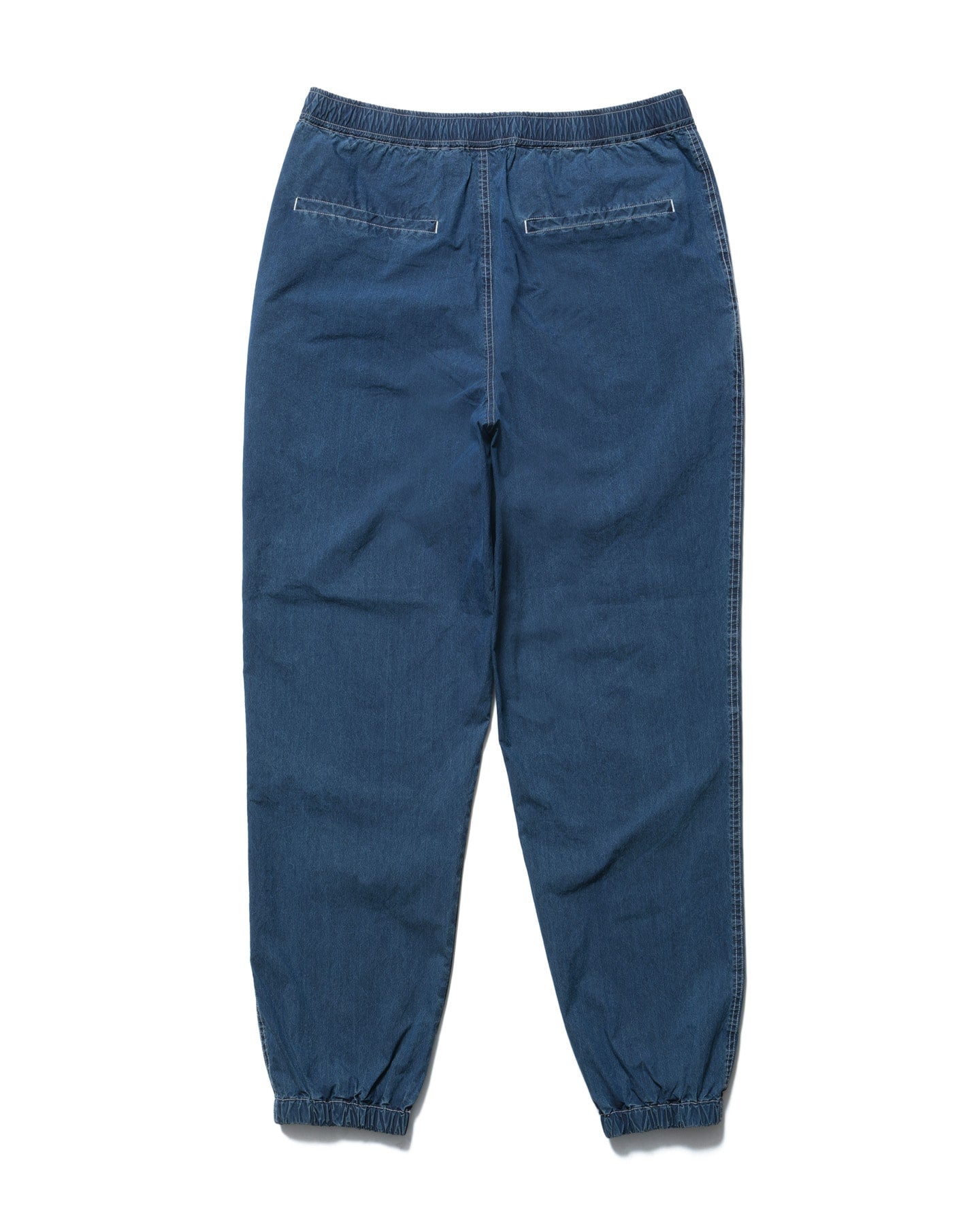 WASHED CRISP DENIM TRACK PANTS