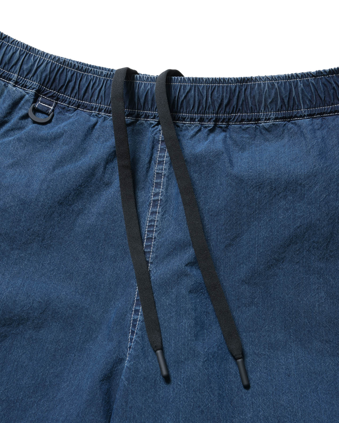 WASHED CRISP DENIM TRACK PANTS