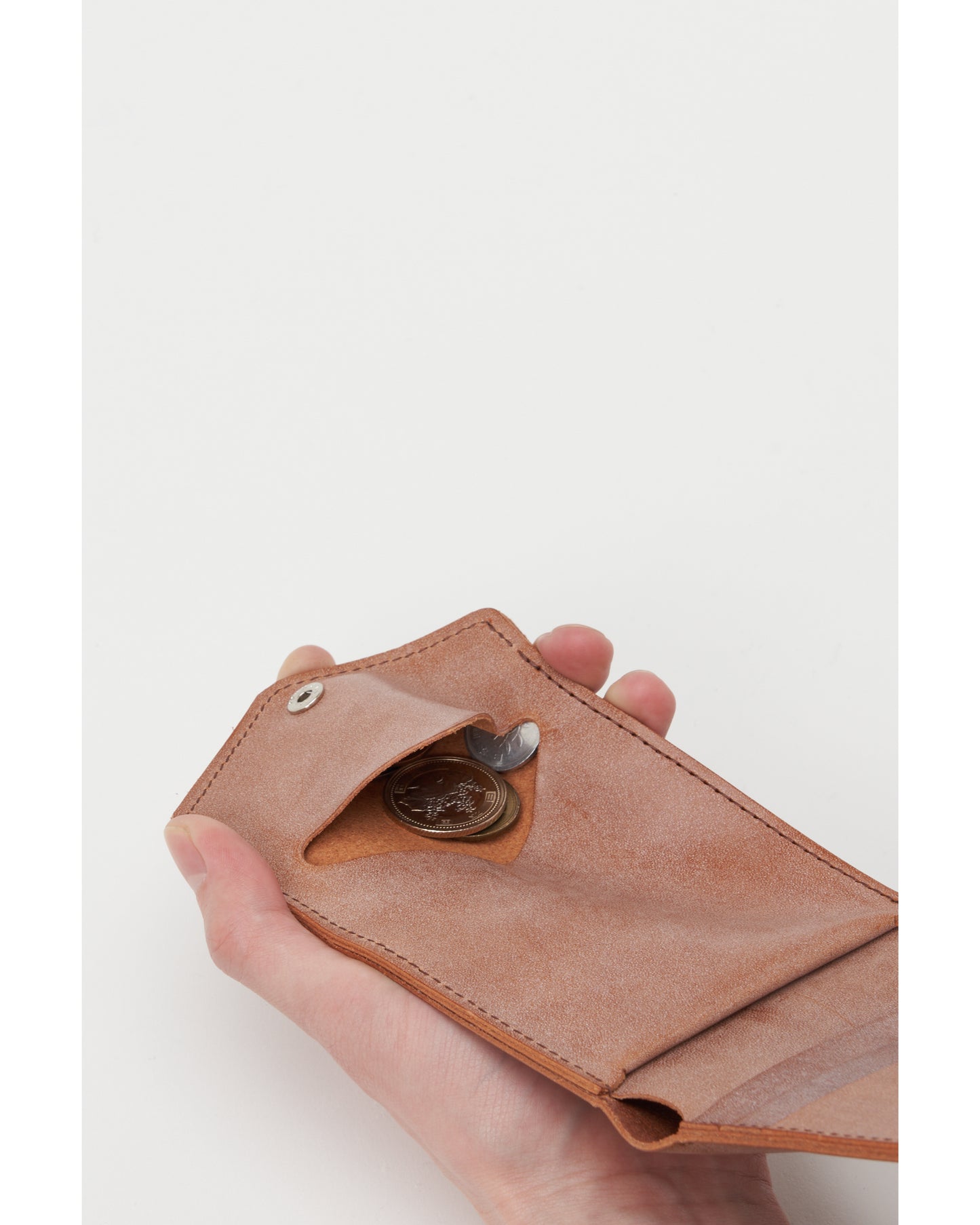 flap wallet brown