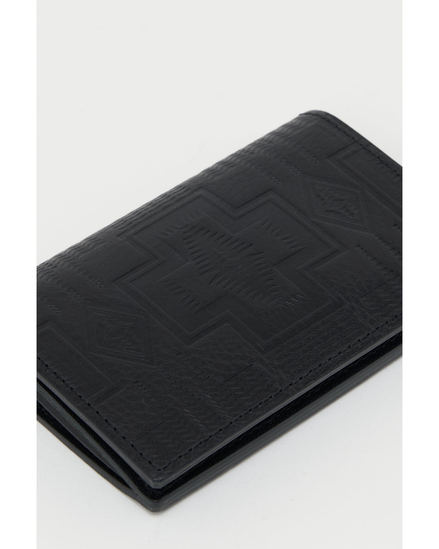 folded card case black/Harding emboss