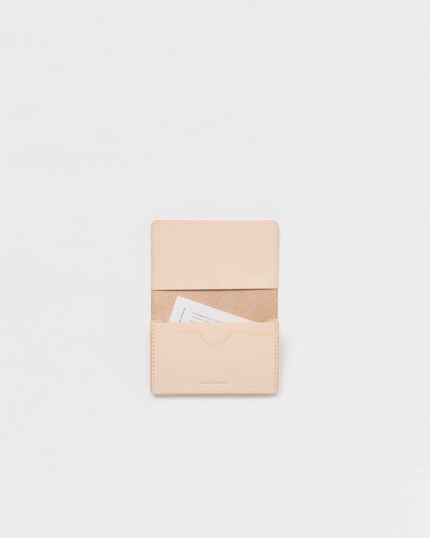 folded card case NATURAL