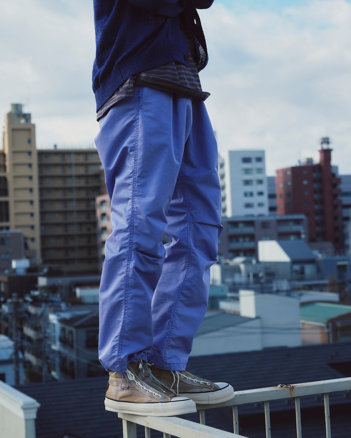 Gramicci & nonnative WALKERS ST EASY PANTS C/N GABARDINE PIGMENT