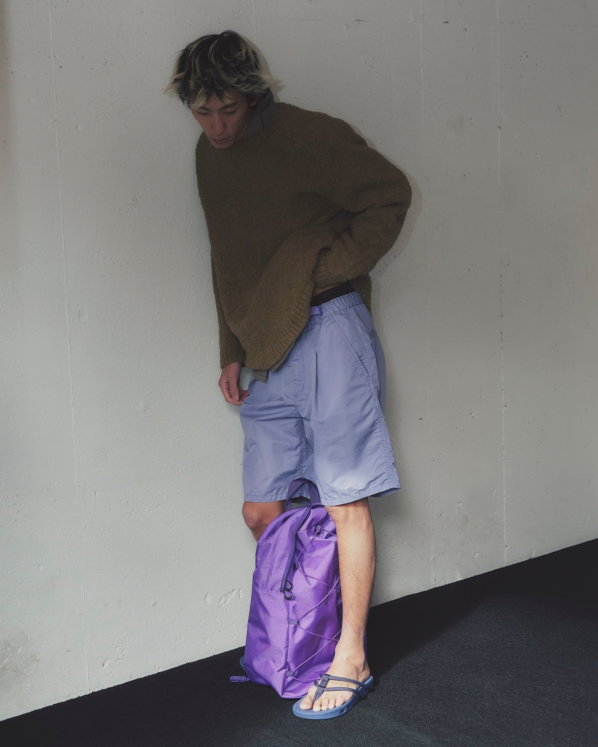 Gramicci & nonnative WALKERS EASY SHORTS C/N GABARDINE PIGMENT DYE
