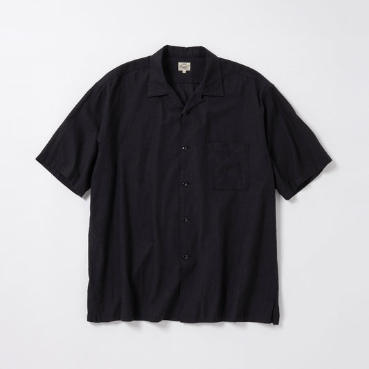 VAT DYE CHAMBRAY S/S OPEN SHIRT 39191