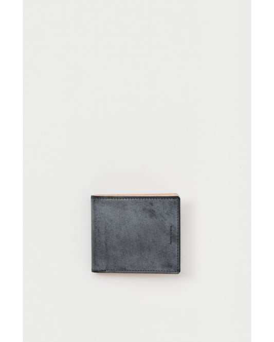 half folded wallet black