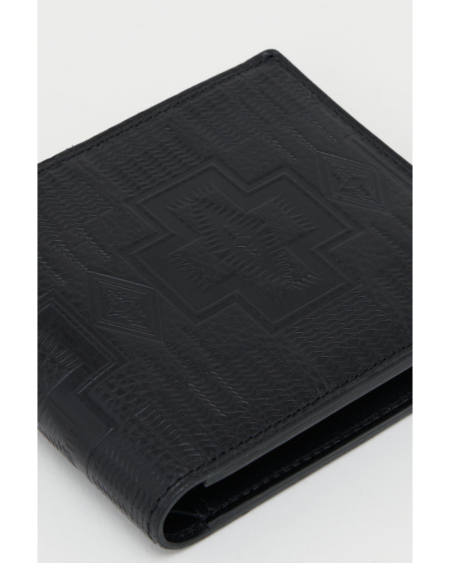 half folded wallet black/Harding emboss