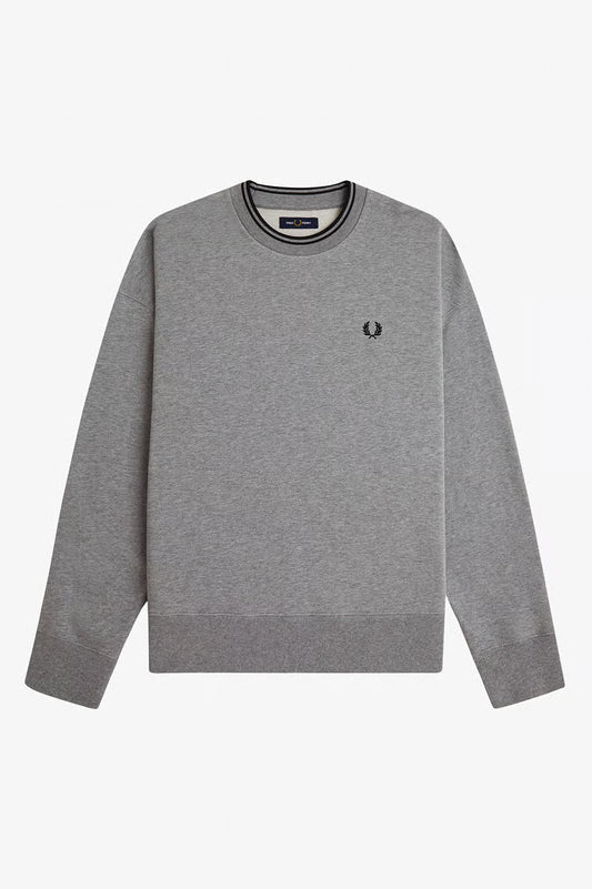 Oversized Tipped Sweatshirt