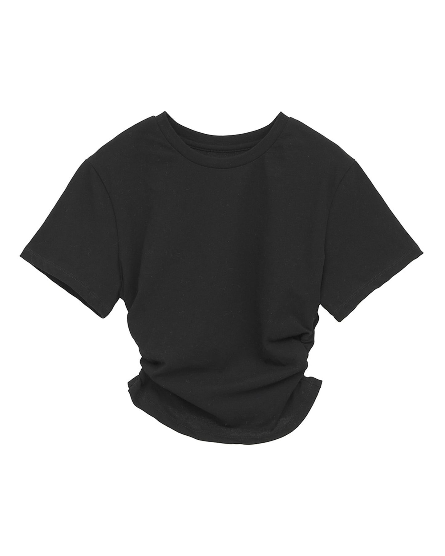 SHIRRED HEM COMPACT TOPS