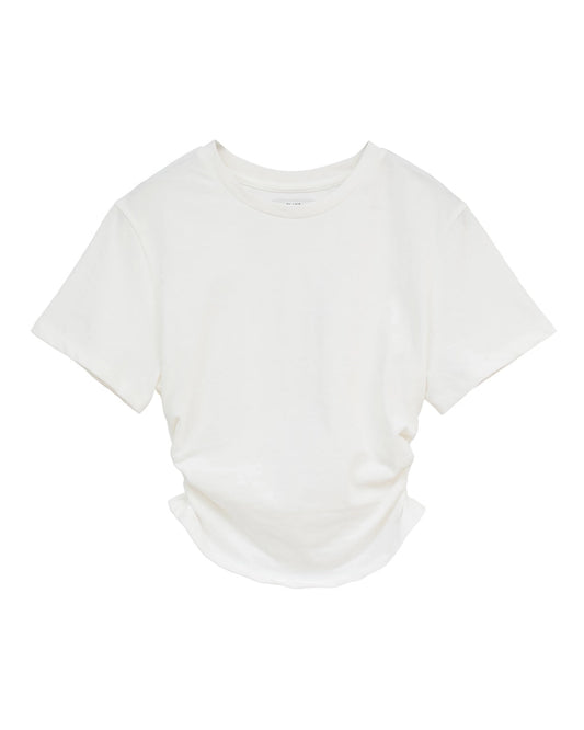 SHIRRED HEM COMPACT TOPS