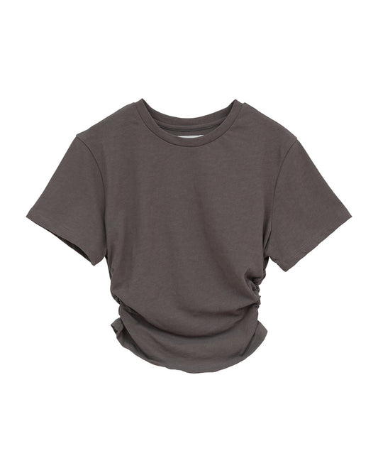 SHIRRED HEM COMPACT TOPS