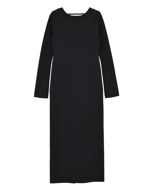 W FACE POWER SHOULDER KNIT ONEPIECE