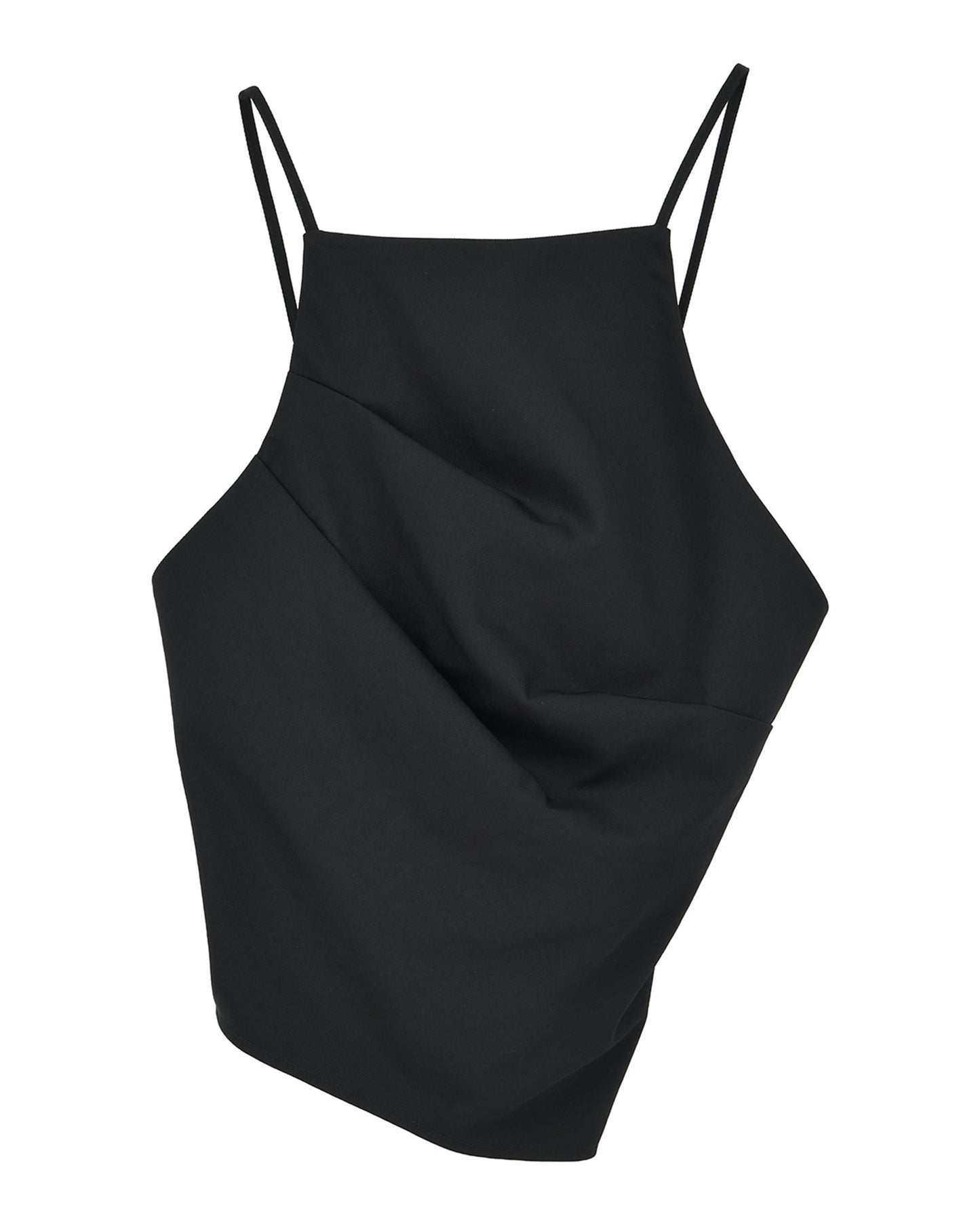 WOOL NYLON TUCK DRAPE CAMISOLE