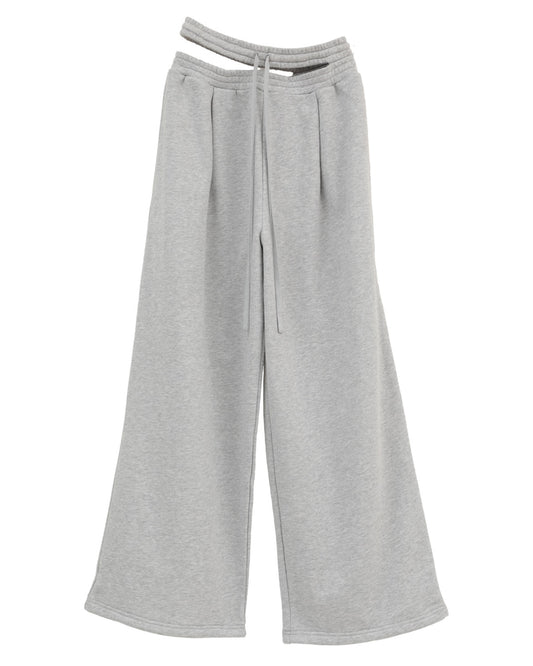 SLASH WAIST SWEAT PANTS