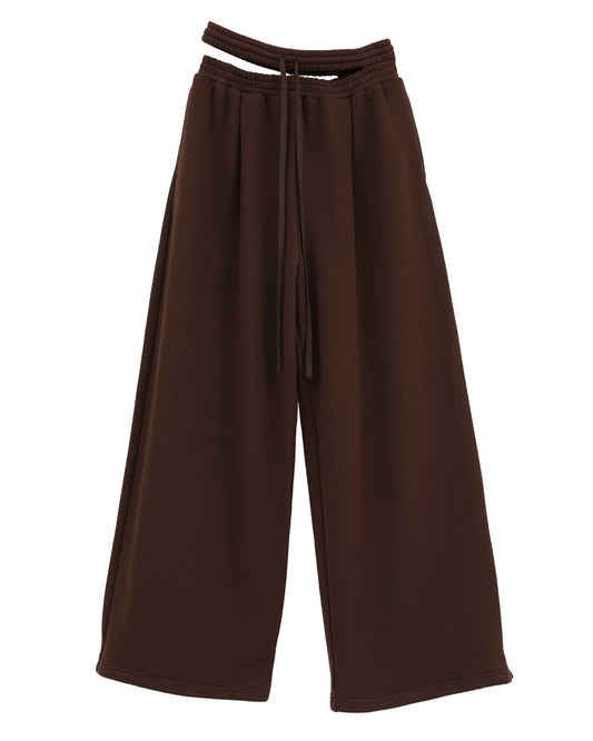SLASH WAIST SWEAT PANTS