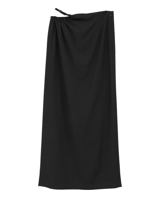 WAIST GATHER HOLE SKIRT