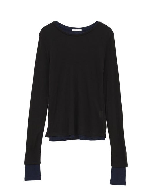 SHEER LAYERED CUT TOPS