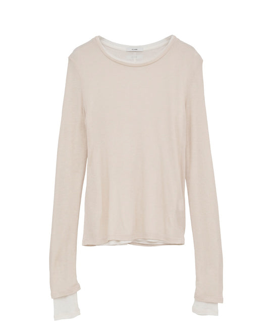 SHEER LAYERED CUT TOPS