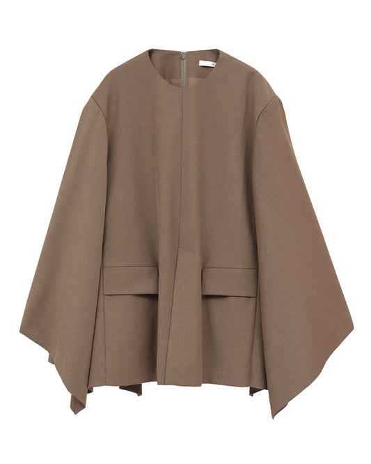 JACKET DETAIL CAPE TOPS