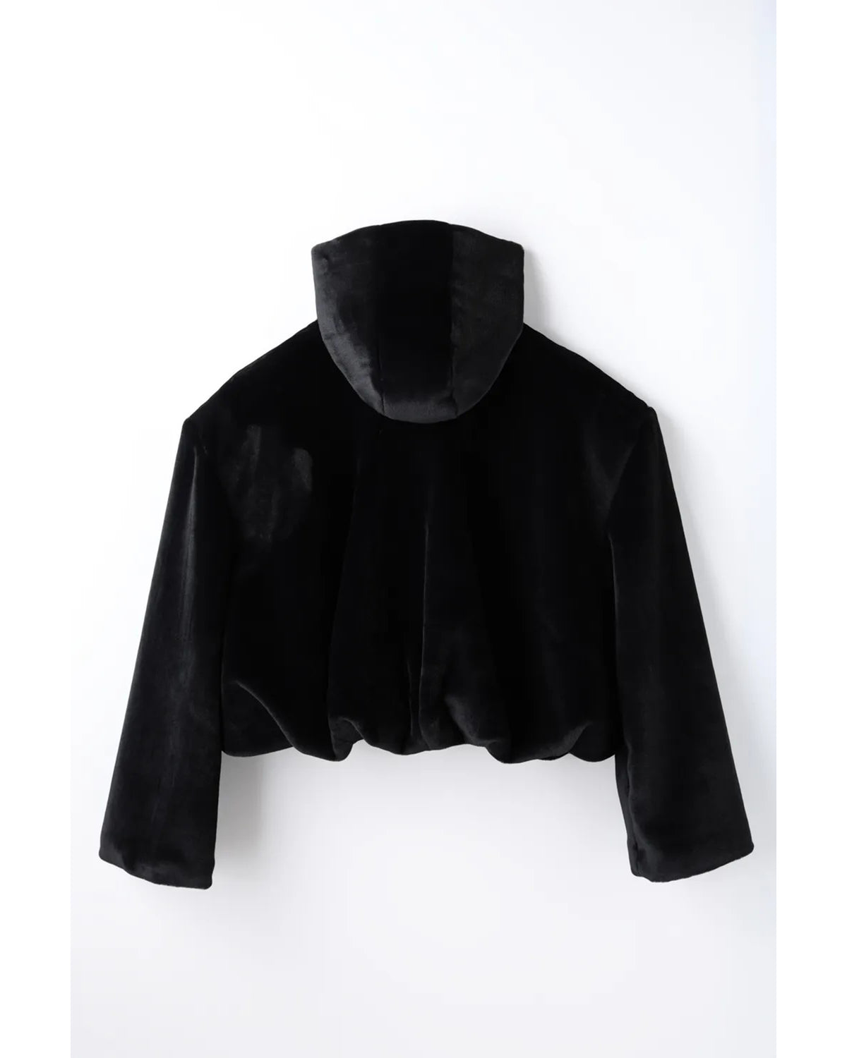 ECO Fur フーテッドショートコート