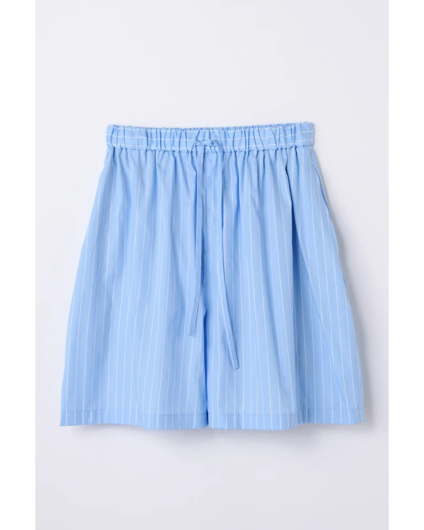 C/PEストライプ Drawstringキュロット