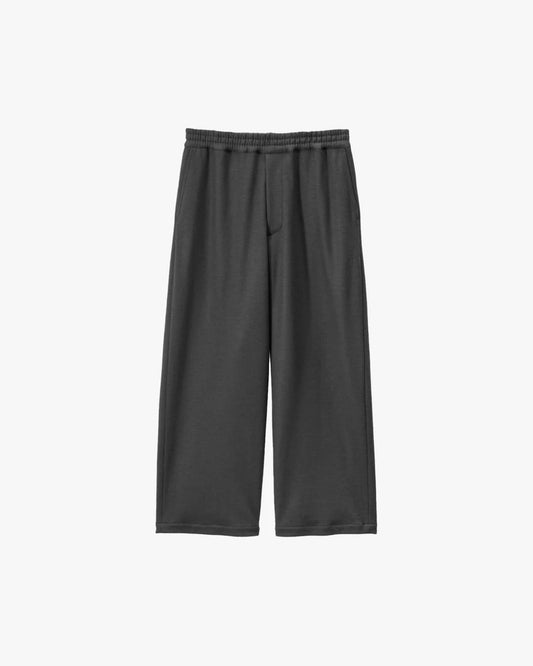 Wool Smooth Flannel Easy Wide Pants GRAY