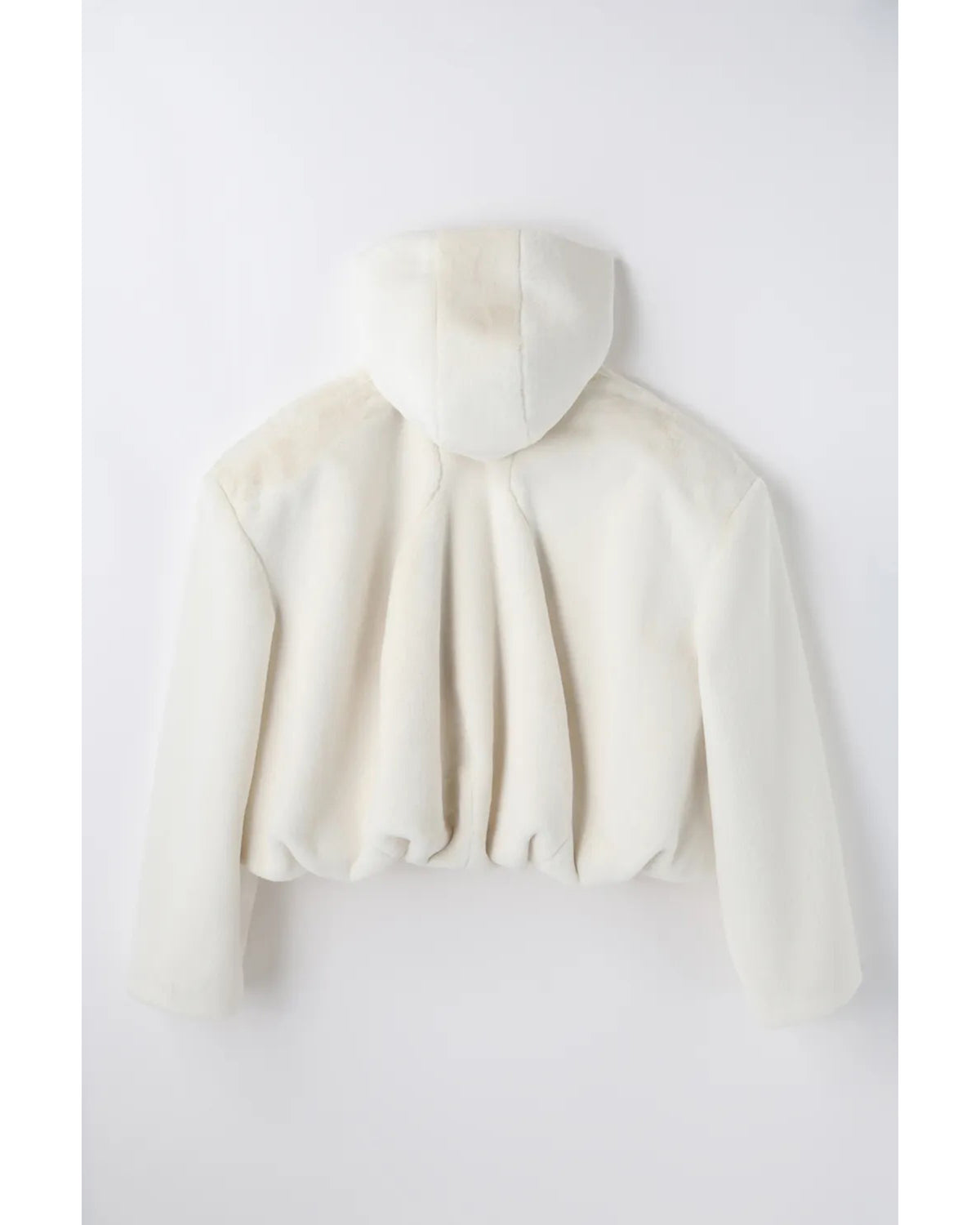 ECO Fur フーテッドショートコート