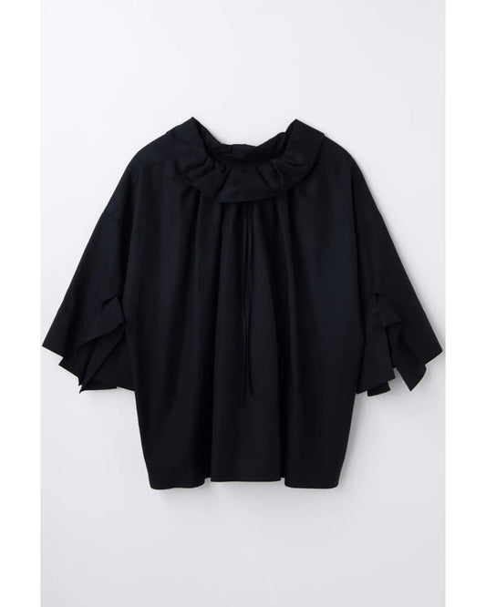 タイプライターダブルクロス ハイネックBL