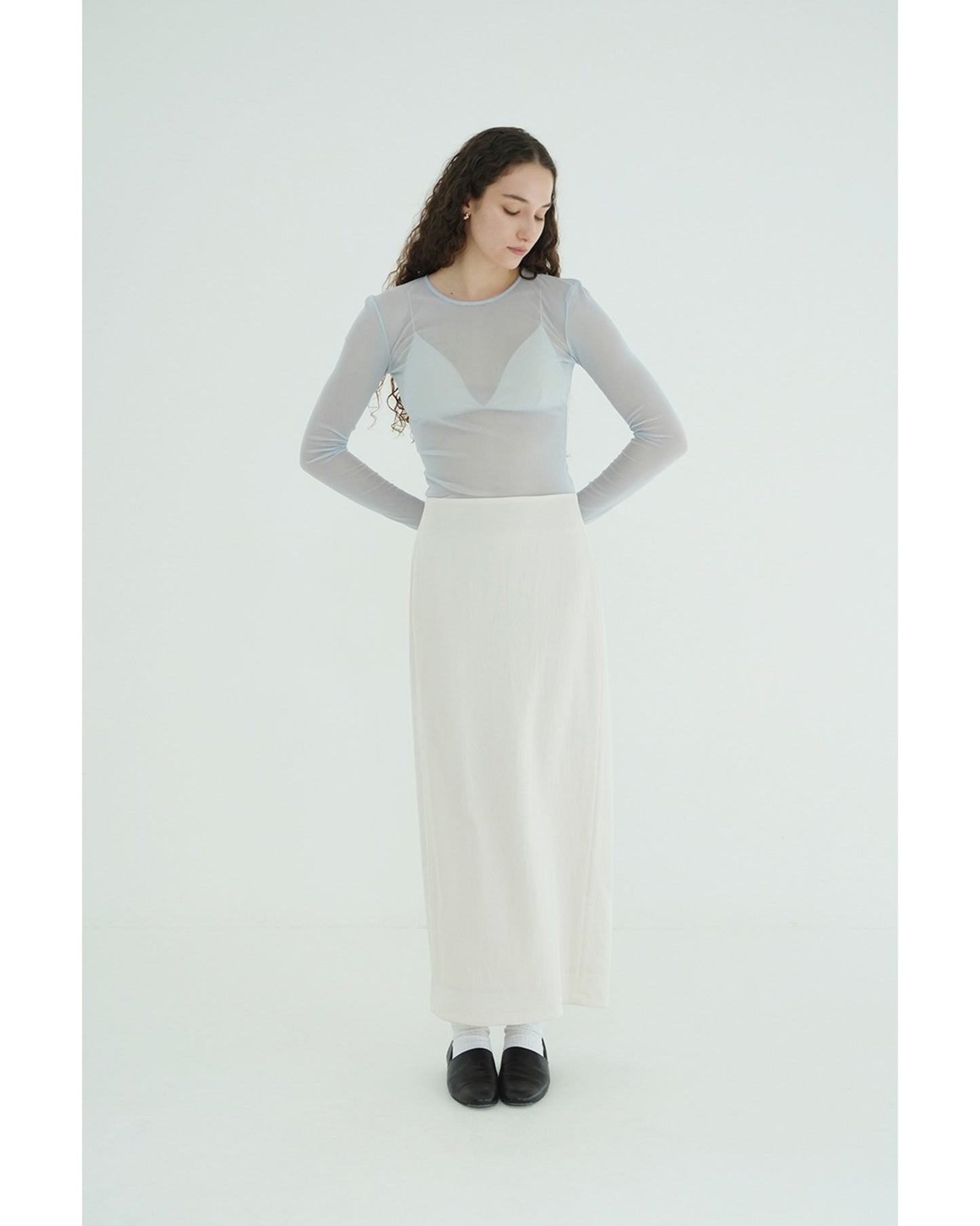 LOW WAIST STRAIGHT SKIRT