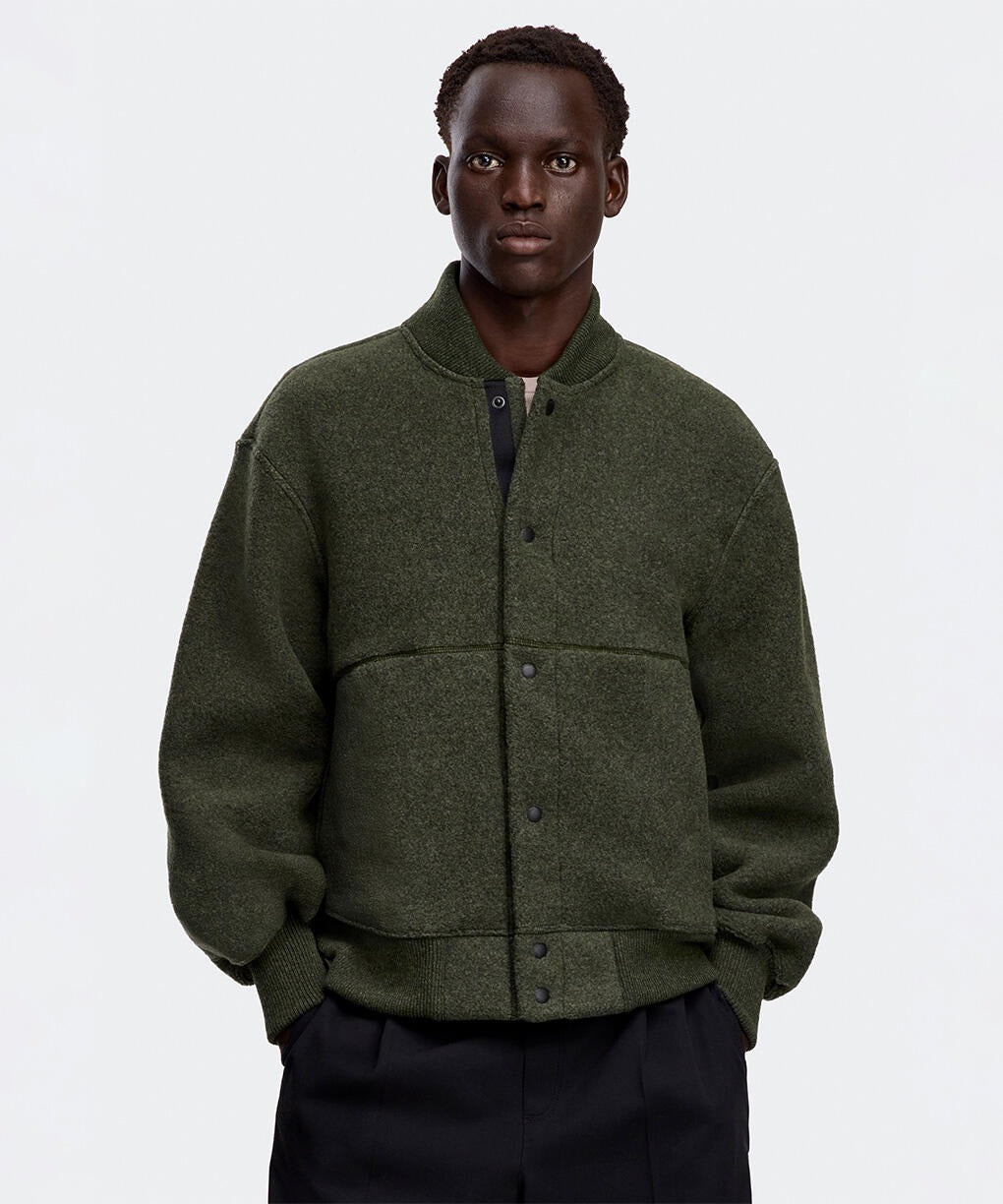 Hudson Fleece Bomber Black Label