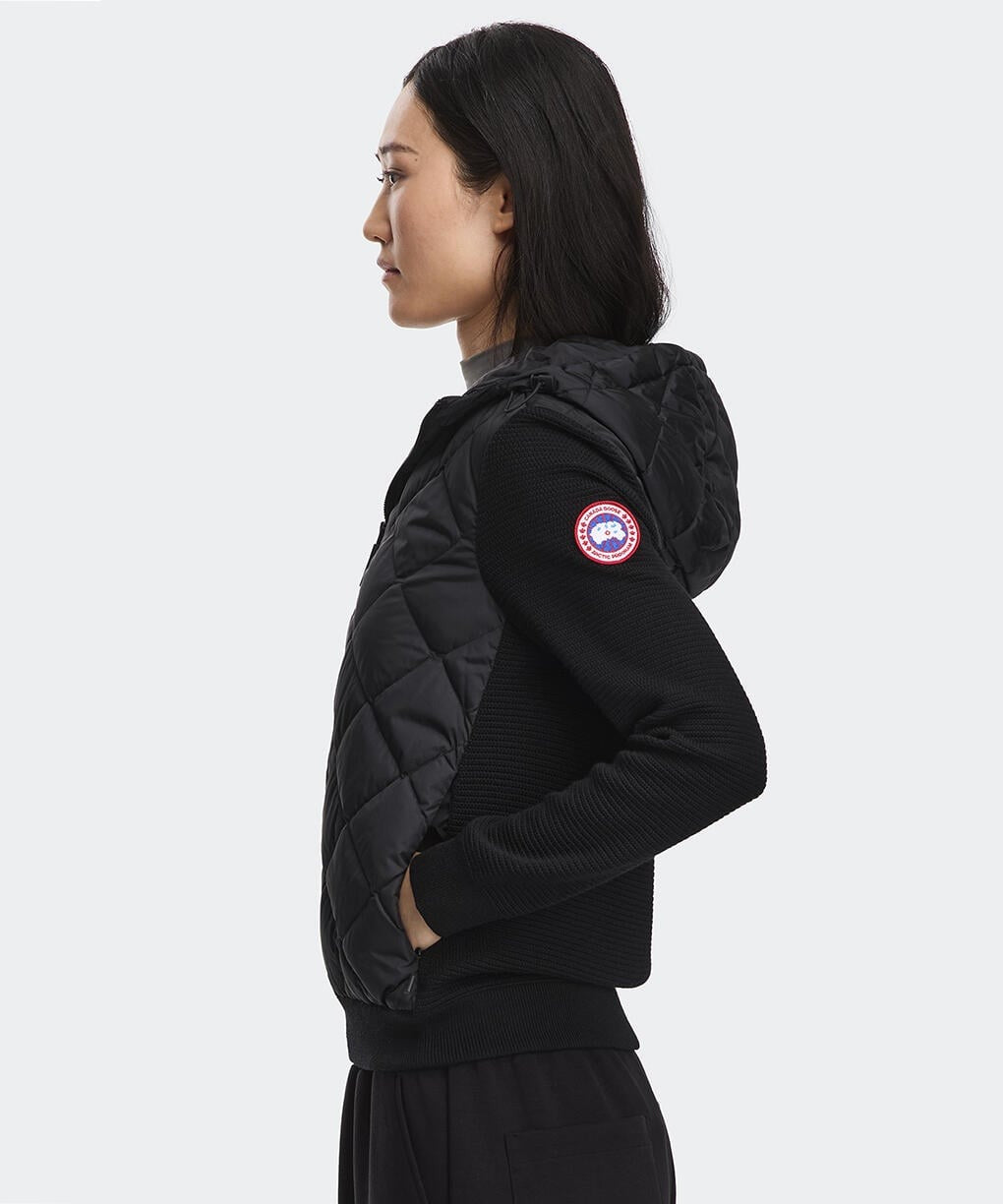 Hybridge Quilted Knit Hoody