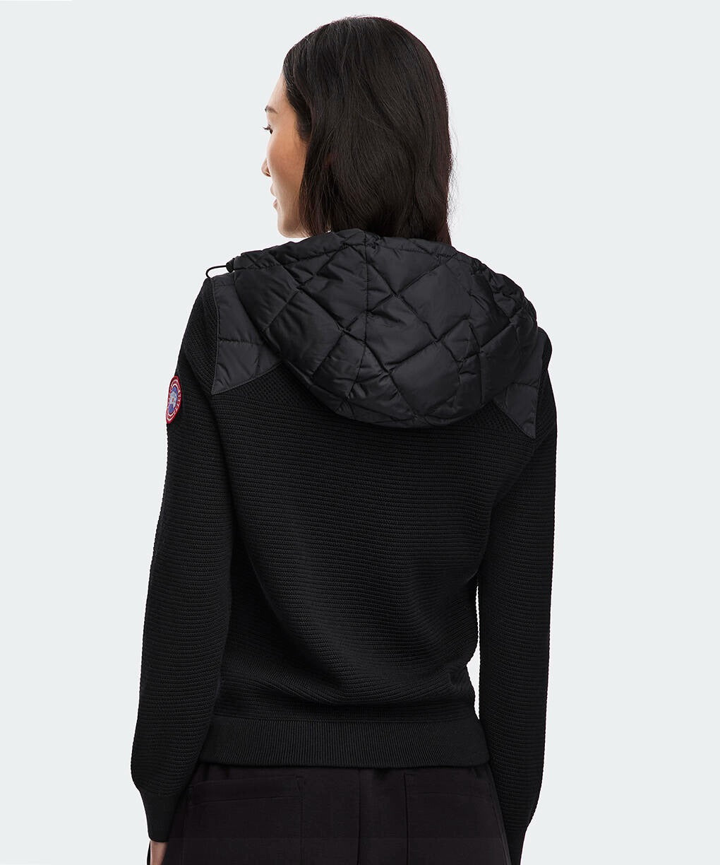 Hybridge Quilted Knit Hoody