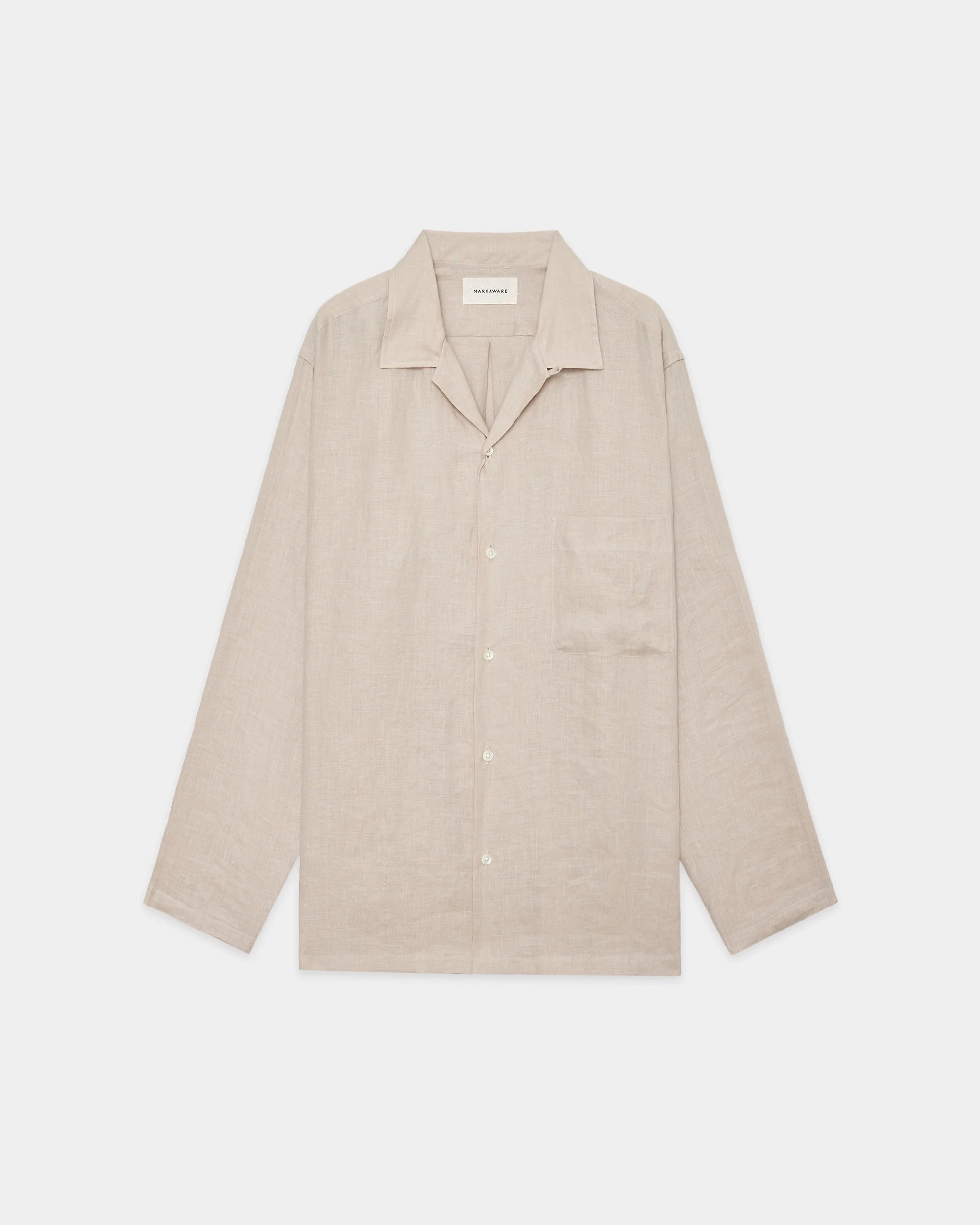 トップス markaware COMFORT FIT OPEN COLLAR SHIRT COMFORT FIT OPEN COLLAR SHIRT – TIME AFTER TIME