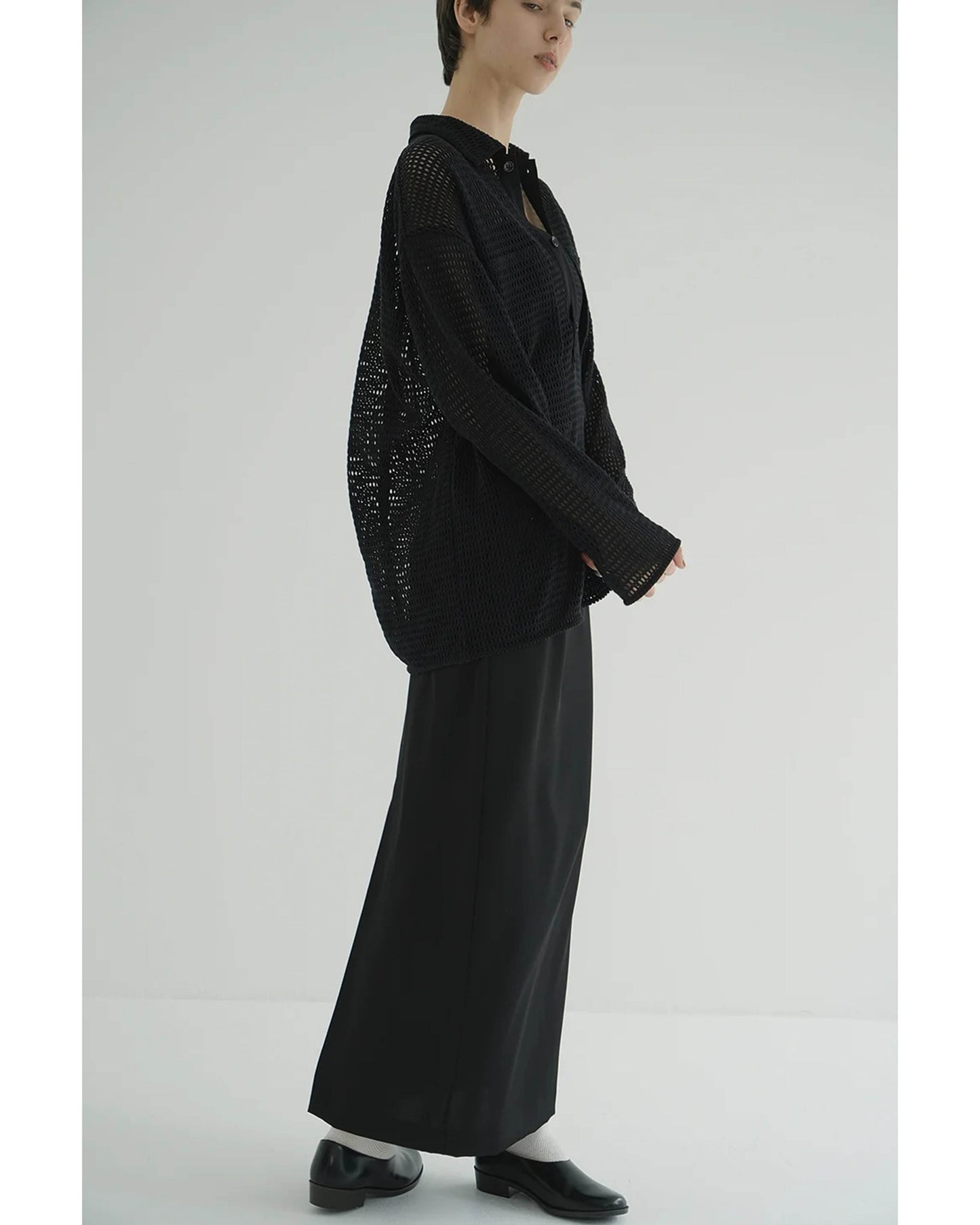 MESH POCKET OVER SHIRT