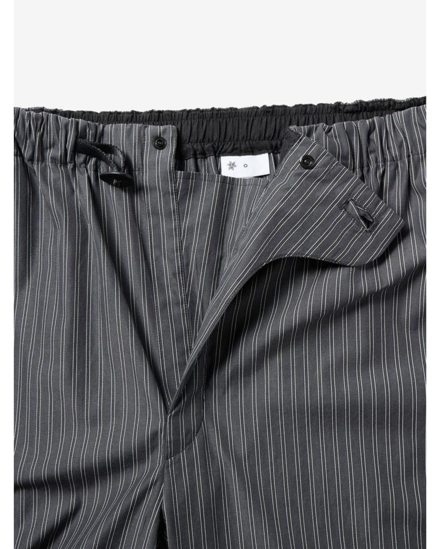 Reflective Striped Pants  DEEP CHARCOAL