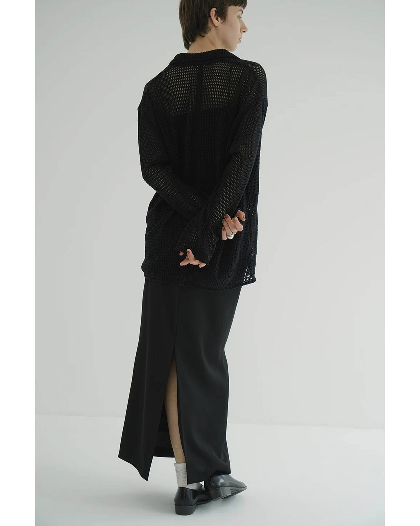 MESH POCKET OVER SHIRT