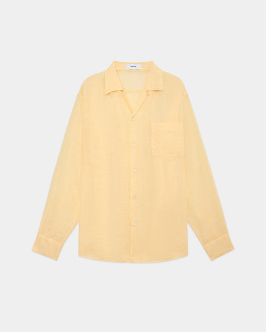 OPEN COLLAR L/S SHIRT