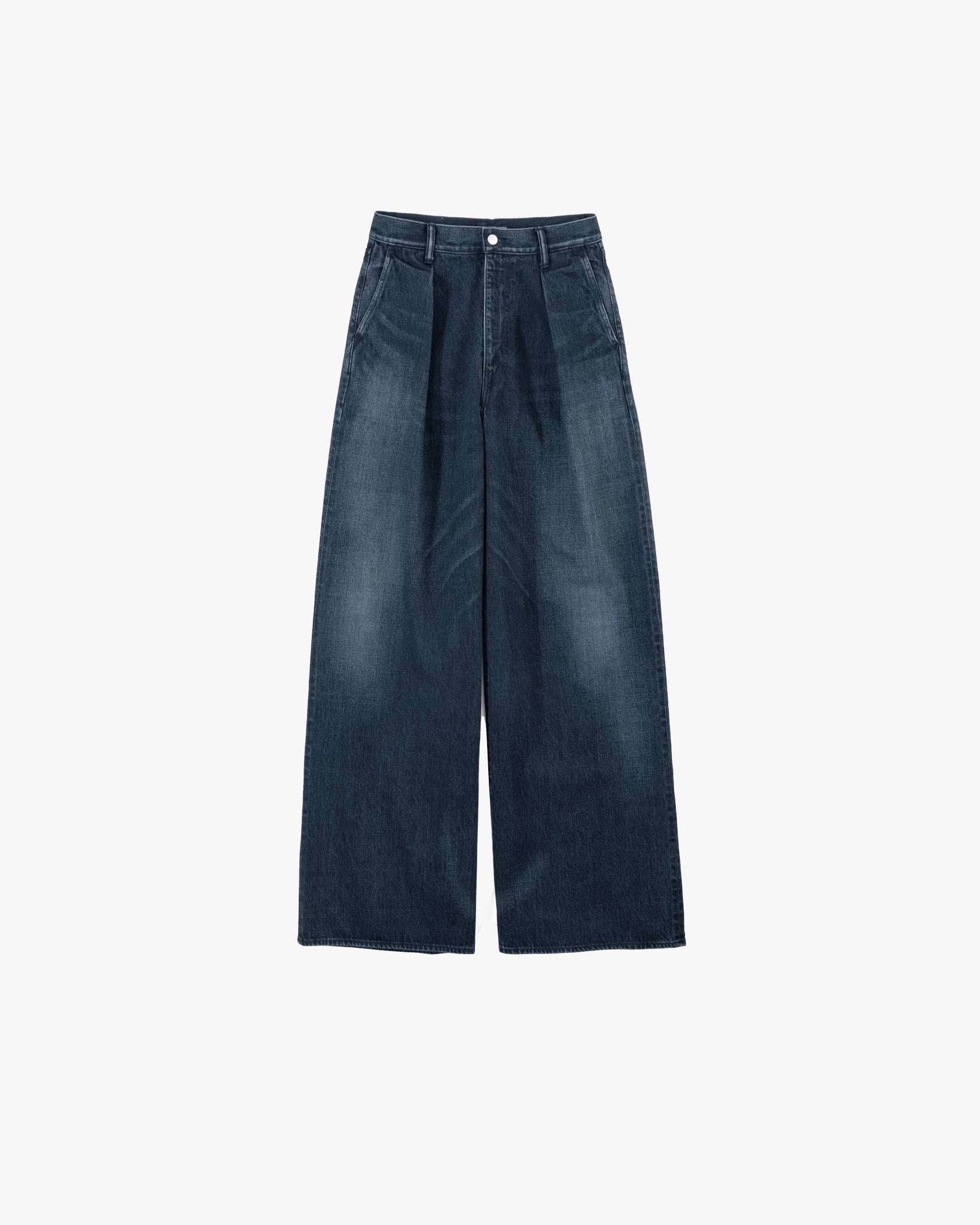 パンツ Selvage Denim Two Tuck Wide Pants Selvage Denim Two Tuck Wide Pants – TIME AFTER TIME