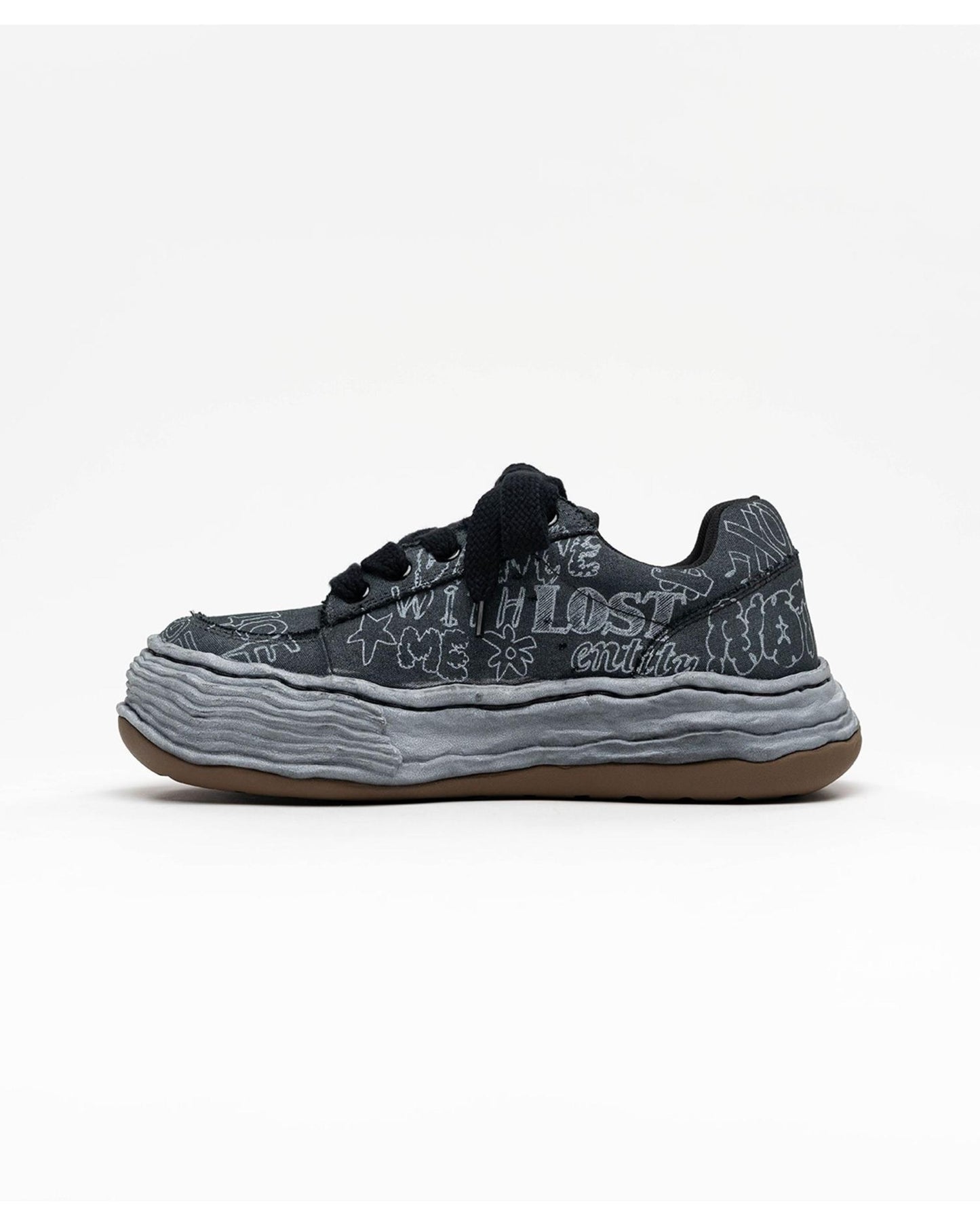 OLIVER graffitied  A16FW705  BLK/BLK