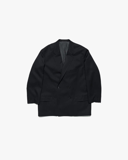 Scale Off Wool Double Jacket BLACK