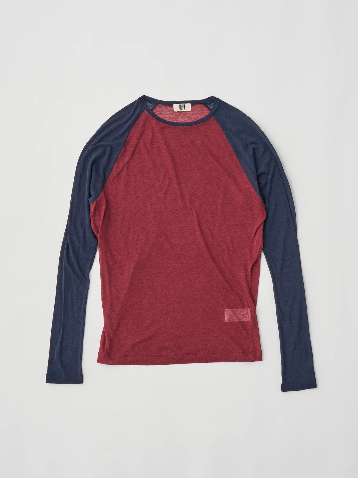 cashmere&supima cotton gauze jersey baseball Tee