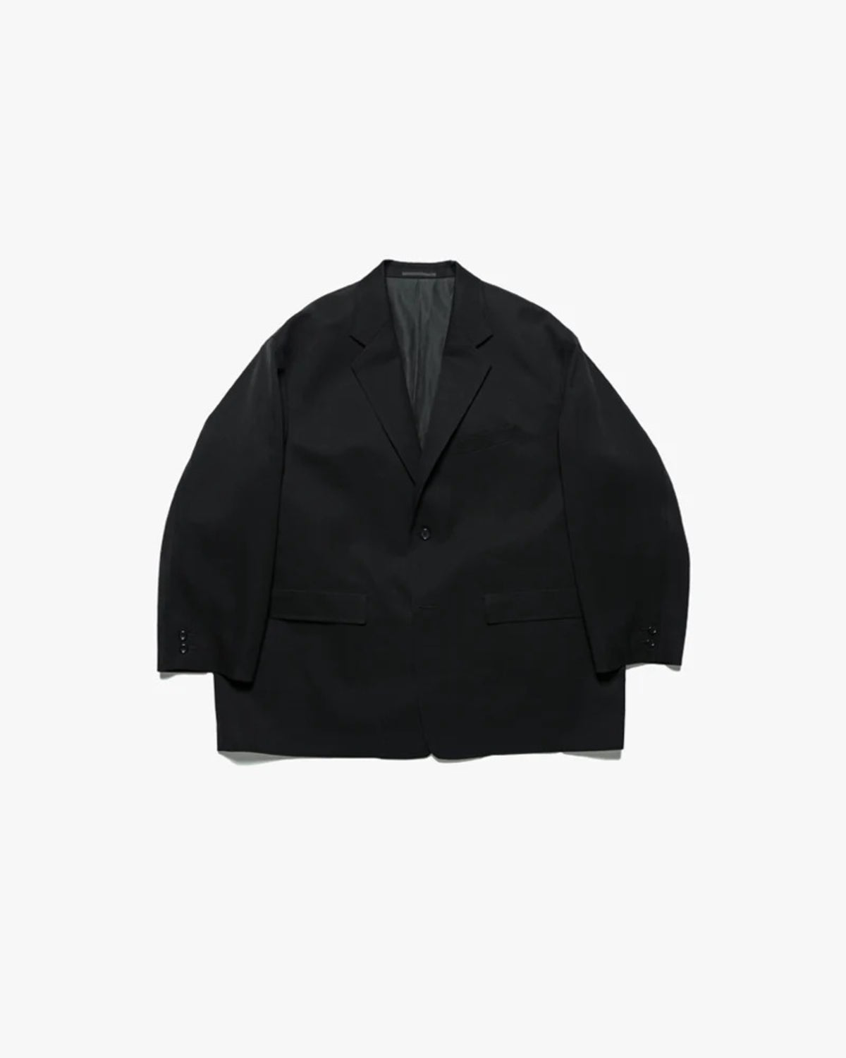 Scale Off Wool Jacket BLACK