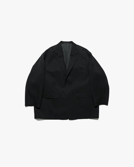 Scale Off Wool Jacket BLACK
