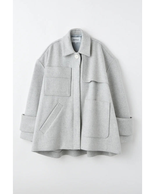 Beaver W/F Military ステンカラーコート