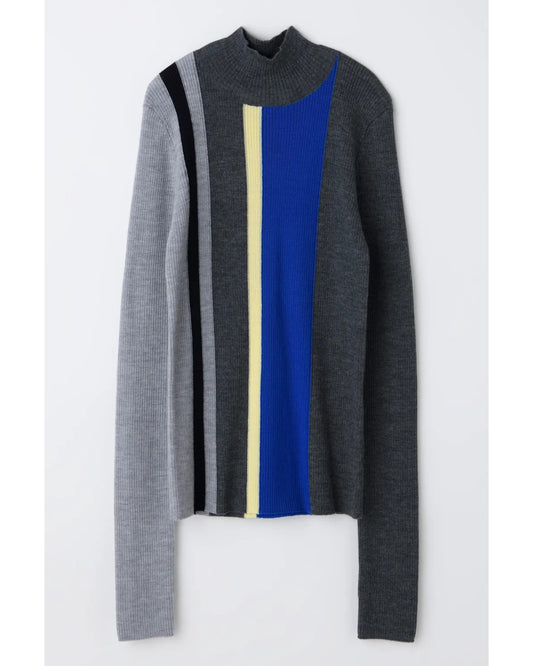 Cash feel ストライプリブP.O