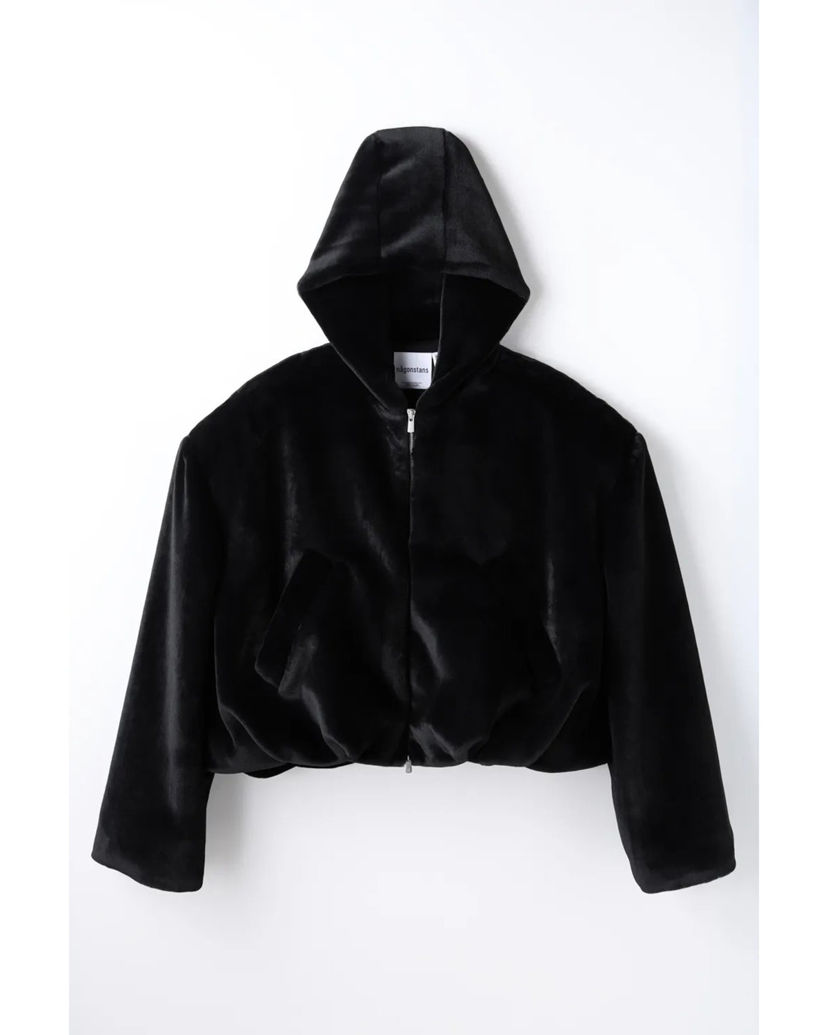 ECO Fur フーテッドショートコート