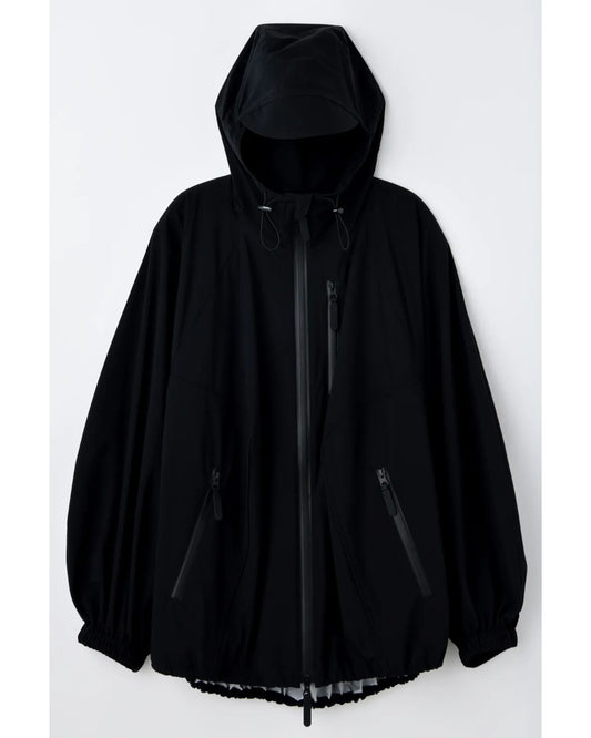 2.5レイヤータフタ フーディーブルゾン