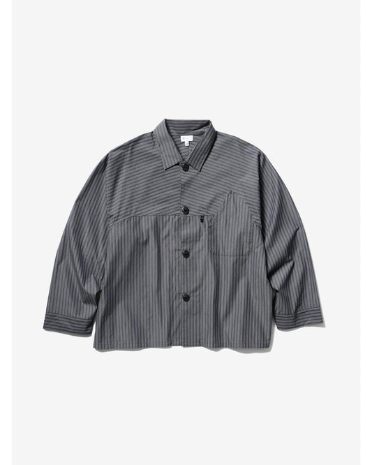 Reflective Striped Shirt  DEEP CHARCOAL