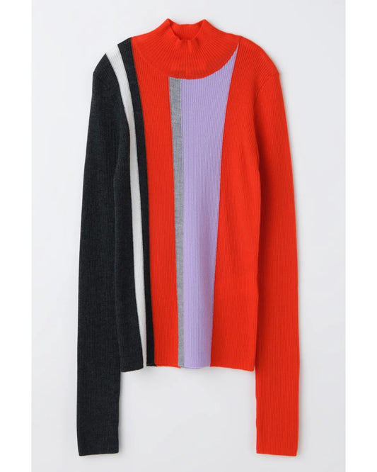 Cash feel ストライプリブP.O